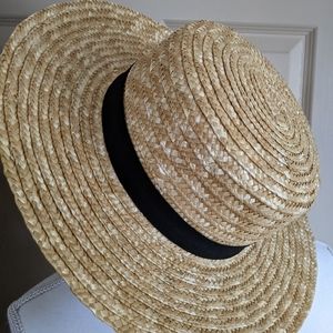 South Beach Straw Boater Hat
